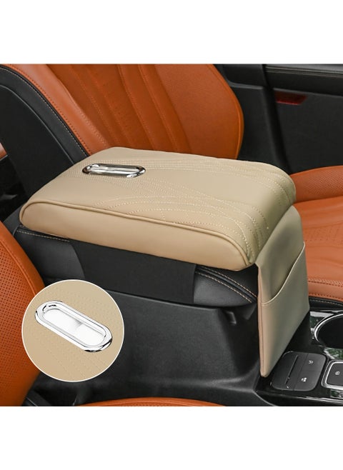Car Central Control Armrest Memory Foam Armrest Heightening Pad, Lengthened Central Armrest Box Pad