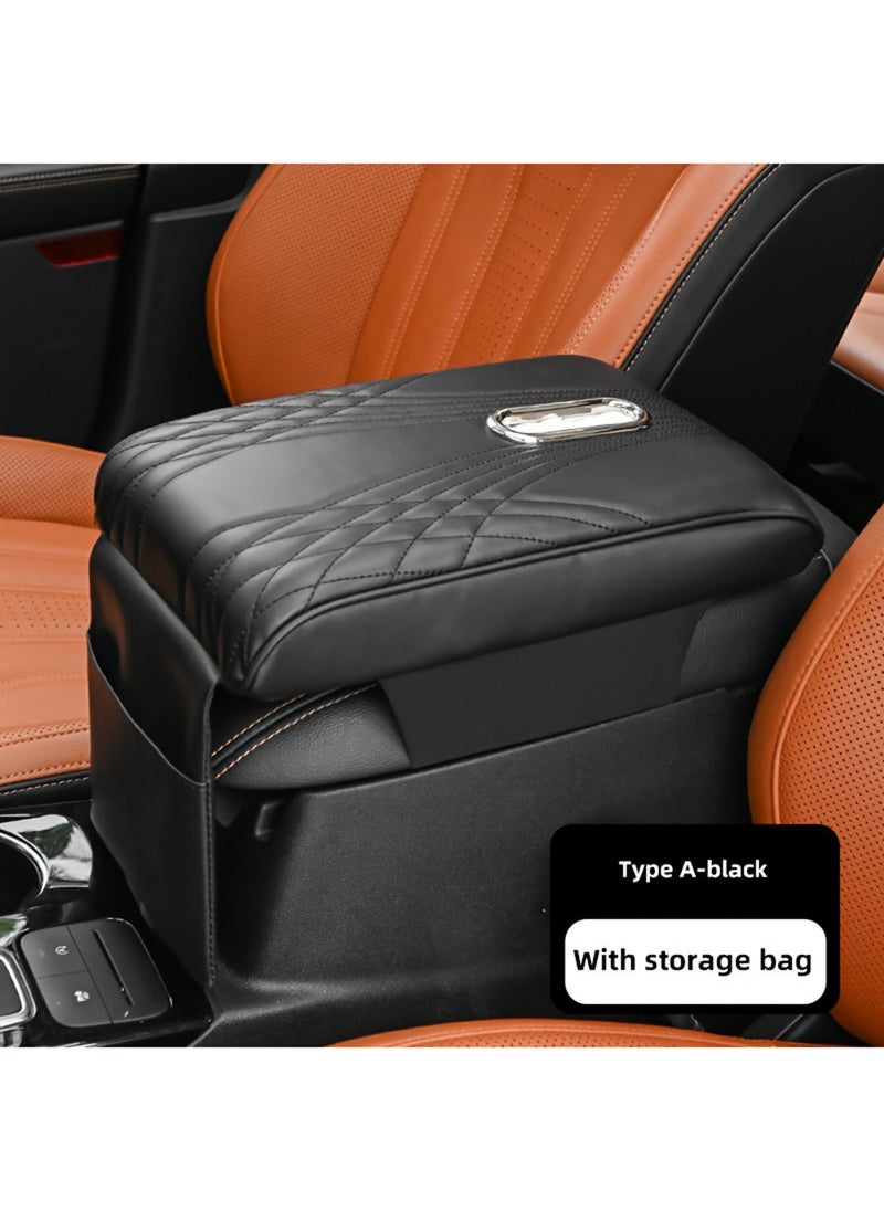 Car Central Control Armrest Memory Foam Armrest Heightening Pad, Lengthened Central Armrest Box Pad