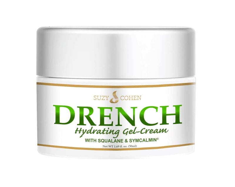 Script Essentials Suzy Cohen Drench Hydrating GelCream Face Moisturizer with Squalane  Aloe  Lightweight FastAbsorbing FragranceFree Face Cream 169 oz 50ml