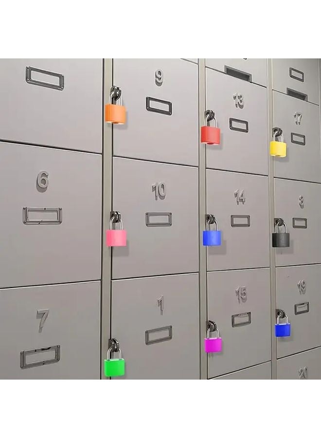 4pcs Heavy Duty Mini Metal Padlock with Keys Random Color for Locker Gym Travel - Image 5