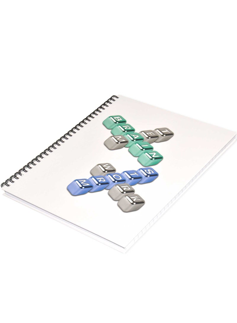 FIS دفتر ملاحظات صلب حلزوني FIS LIGHT عبوة من 5 100 ورقة حجم 10X8 بوصة (25.4 X 20.32 سم) -LINBS1081001311 - Image 4