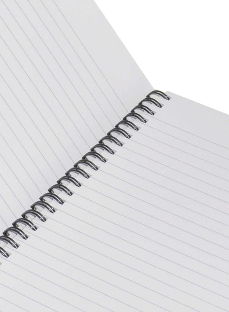 FIS دفتر ملاحظات صلب حلزوني FIS LIGHT عبوة من 5 100 ورقة حجم 10X8 بوصة (25.4 X 20.32 سم) -LINBS1081001311 - Image 3