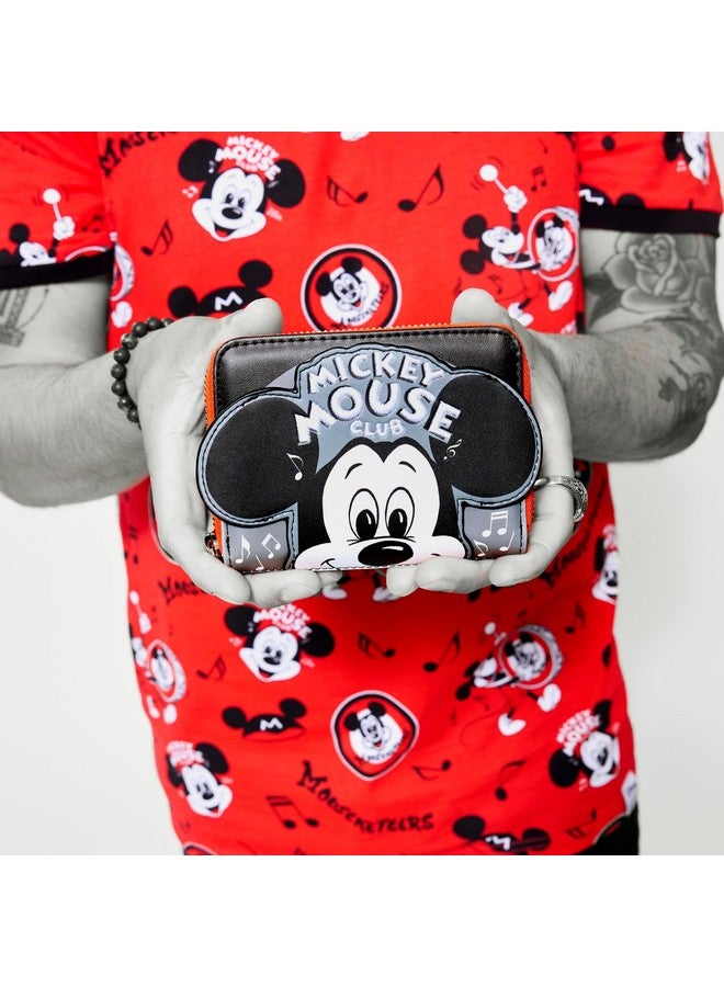 Loungefly Disney 100Th Anniversary Mickey Mouse Club House Zip Around Wallet - Image 3