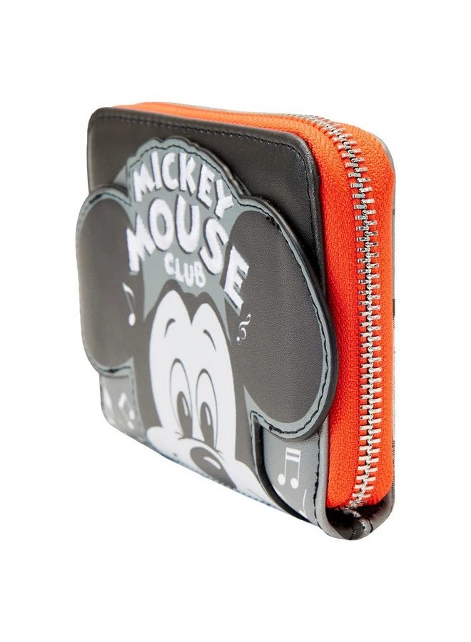 Loungefly Disney 100Th Anniversary Mickey Mouse Club House Zip Around Wallet - Image 2