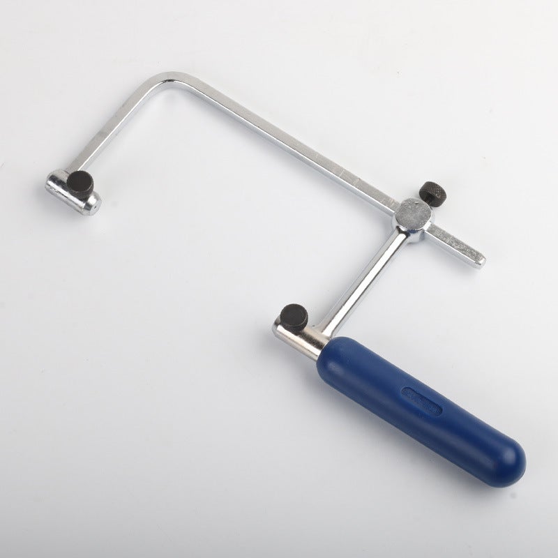 Fish brand curved saw mini U-shaped saw bow small hand saw woodworking pull saw wire saw DIY model saw(ASB 400) - Image 1