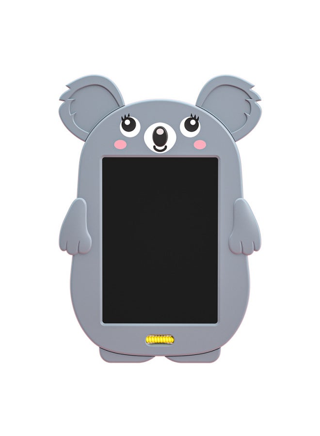 Cartoon Color Drawing Board 12 Zodiac Handwriting Board Children's Painting Graffiti Board Electronic Light Energy Small Blackboard Special-Color:Gray Kaola - Image 1