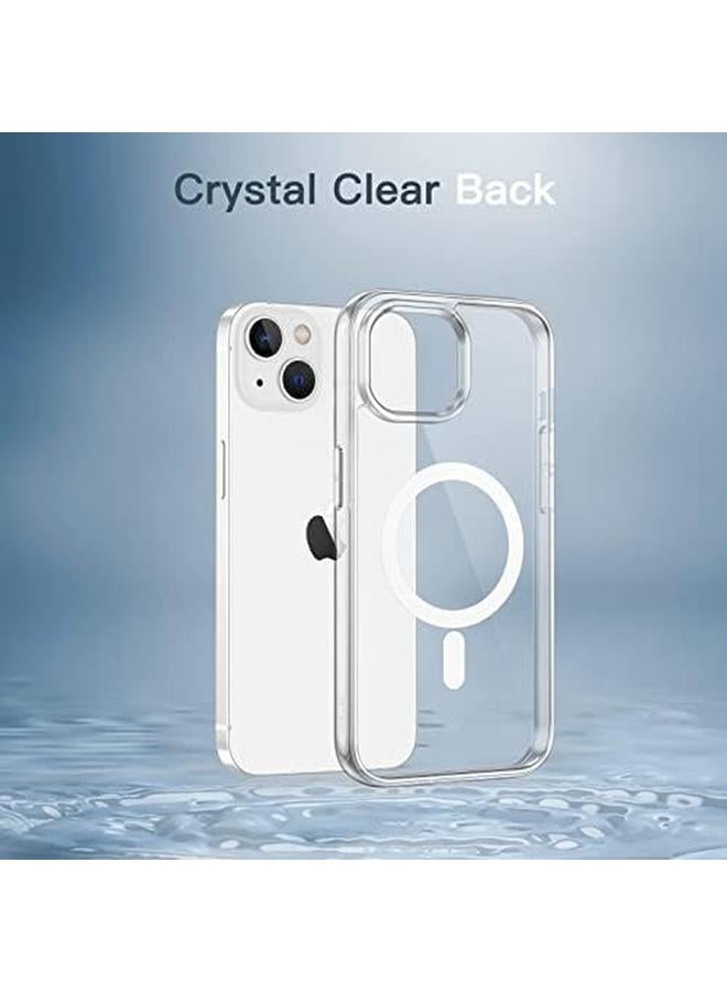 Jetech Magnetic Case For Iphone 14 Plus 6.7 Inch Compatible With Magsafe Wireless Charging Shockproof Phone Bumper Cover Anti Scratch Clear Back Clear - Image 5
