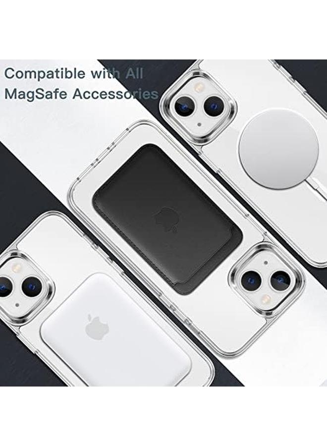 Jetech Magnetic Case For Iphone 14 Plus 6.7 Inch Compatible With Magsafe Wireless Charging Shockproof Phone Bumper Cover Anti Scratch Clear Back Clear - Image 4
