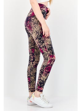 Reebok Women Sportswear Fit Pull On Training Leggings, Multicolor  - Image 2