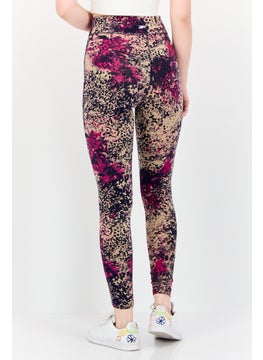 Reebok Women Sportswear Fit Pull On Training Leggings, Multicolor  - Image 3