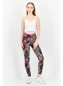 Reebok Women Sportswear Fit Pull On Training Leggings, Multicolor  - Image 4