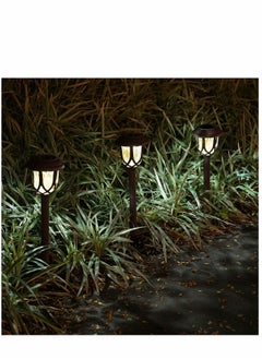 Generic 10 Pack Solar Lights Outdoor Decorative, Solar Pathway Lights Outdoor, Solar Powered Garden Yard Lights for Walkway Sidewalk Driveway  - Image 3