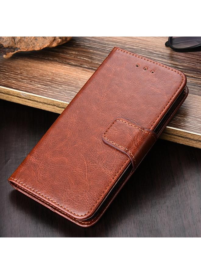 The Bros Case For Xiaomi Redmi 10 Crystal Texture Horizontal Flip Leather Case with Holder & Card Slots & Wallet