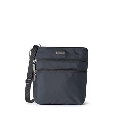 Baggallini Essential Crossbody Bag for Women - Built-in RFID Card Holder - Cross Body Purse with Quick-access Phone Pocket - Image 1