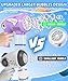 Boerfmo Rechargeable Bubble Gun Bubble Machine for Kids with LargerSize Bubbles Design Dazzling LED Light Toys Gifts Age 315 for Boys Girls Party Favors Birthday Easter Halloween - Image 4