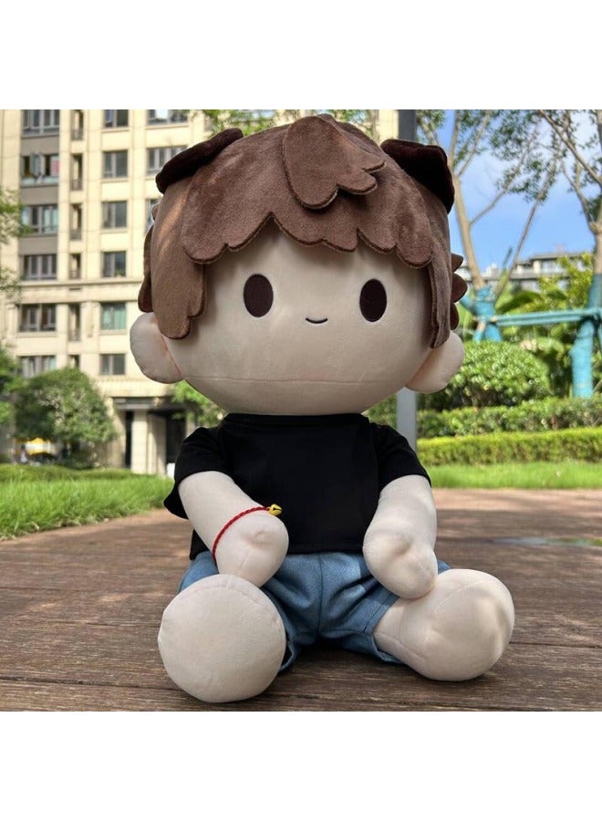 40cm Doll T-shirt Jeans Star T-shirt Exo Doll White T-shirt Fashion Brand Short Sleeve Black T-shirt-Specifications:40CM (sitting Baby, Excluding Dolls)-Color:40CM Sitting Baby Light Pink Unmarked T-Shirt - Image 4