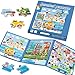 Ranqibo Magnetic Puzzles for Toddlers 35 75Pieces Travel Toys Transportation Puzzles Ages 46 Educational Learning Magnets Road Car Trip Airplane Activities Toys for 3 4 5 6 7 Girls Boys Gift - Image 2