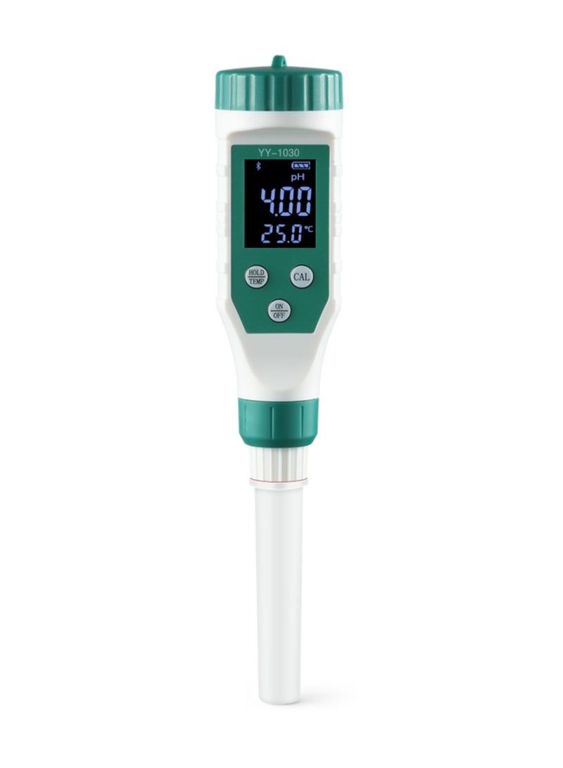 YY-1030 Smart Bluetooth pH Meter, Water Quality Tester Pen, Mobile APP Control, for Soil/Cosmetic/Food/Cheese/Meat Fruit/Dough/Baby Food Supplement  - Image 1