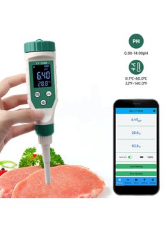 Generic YY-1030 Smart Bluetooth pH Meter, Water Quality Tester Pen, Mobile APP Control, for Soil/Cosmetic/Food/Cheese/Meat Fruit/Dough/Baby Food Supplement  - Image 2
