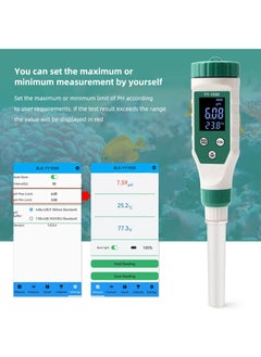 Generic YY-1030 Smart Bluetooth pH Meter, Water Quality Tester Pen, Mobile APP Control, for Soil/Cosmetic/Food/Cheese/Meat Fruit/Dough/Baby Food Supplement  - Image 3