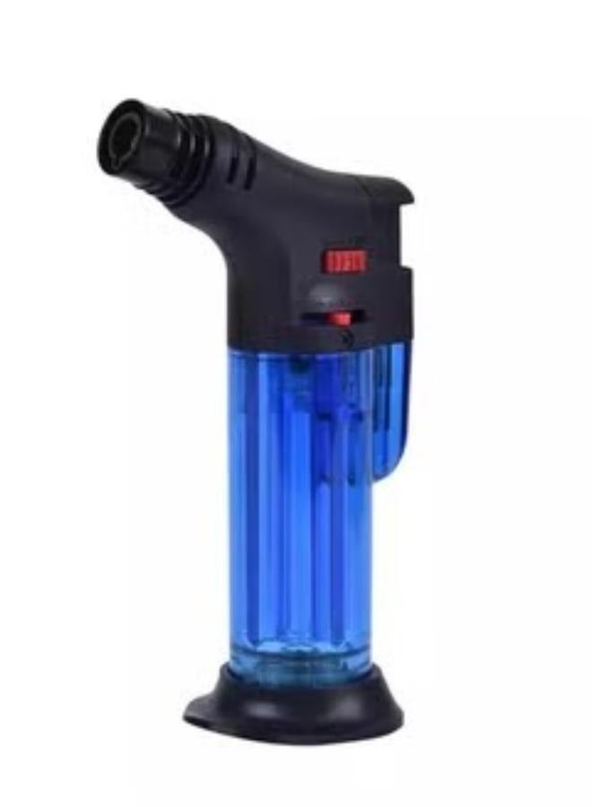 تورش ولاعة غاز قابلة لإعادة التعبئة مع لهب مزدوج وزر أمان أحمر - Image 4