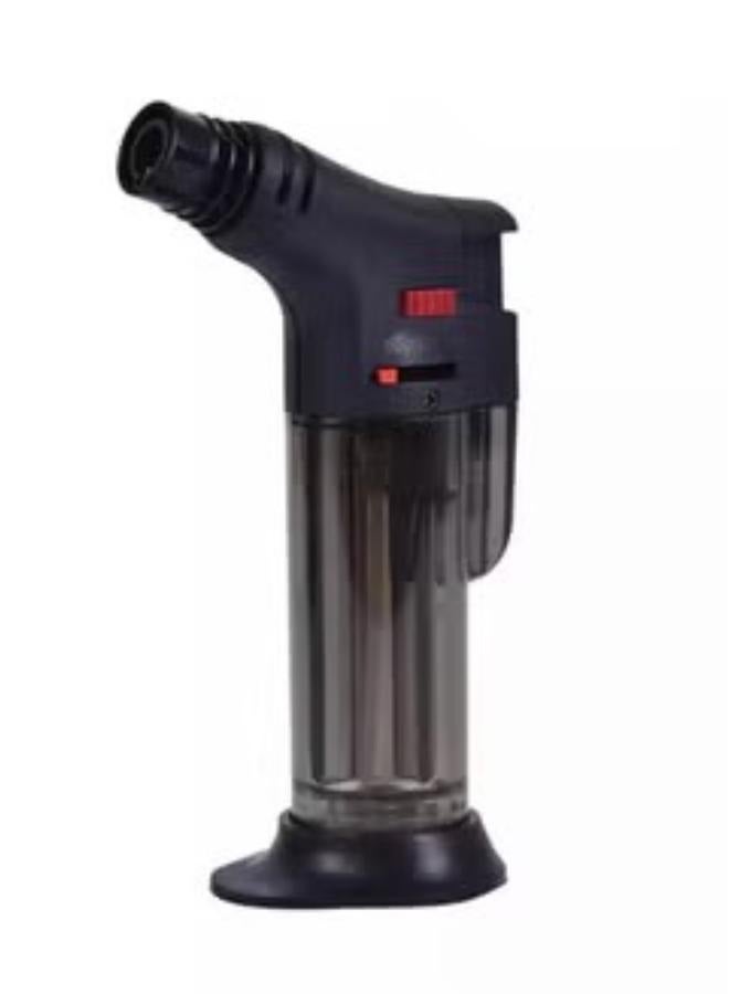 تورش ولاعة غاز قابلة لإعادة التعبئة مع لهب مزدوج وزر أمان أحمر - Image 2