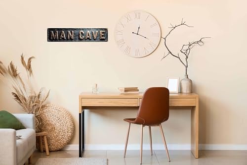 QIXFGUL Vintage Tin MAN CAVE Sign Retro Metal Sign,Suitable for home, cafe, club, bar, garage, gym, restaurant Plaque 4x16 Inch - Image 5