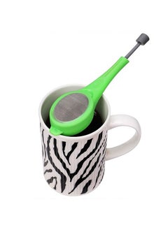 Generic 2Pcs Tea Infuser Multi Function Filter Tea Infuser Convenient Mini Tea Filter Silicone Tea Strainer Tea Set Kitchen Tools Green  - Image 5