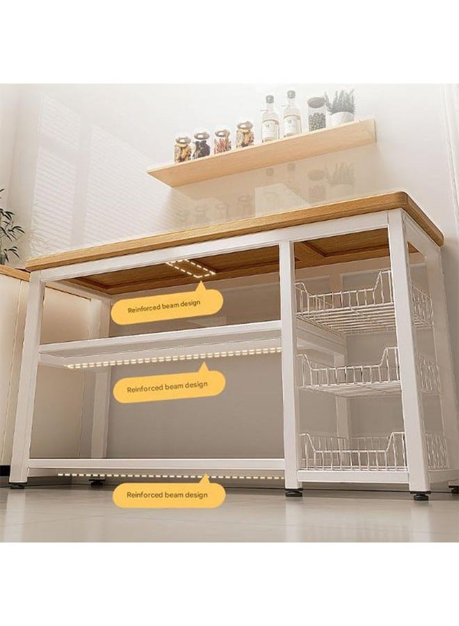 NKX Kitchen Rack Multi Function Side Table 120*35*80  - Image 3