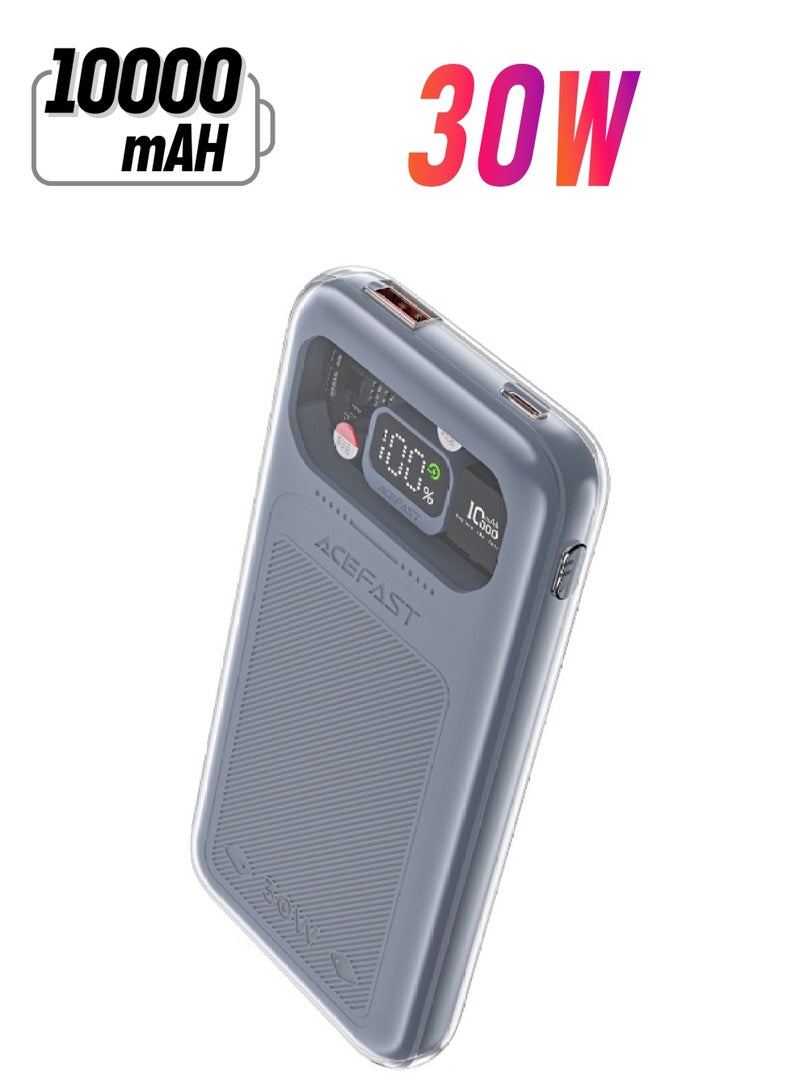 ACEFAST power bank M1 10,000mAH / Mica Gray - Image 1