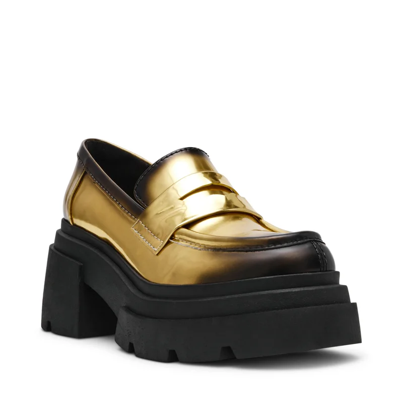 ستيف مادن Turnout Block Heel Loafer Pumps