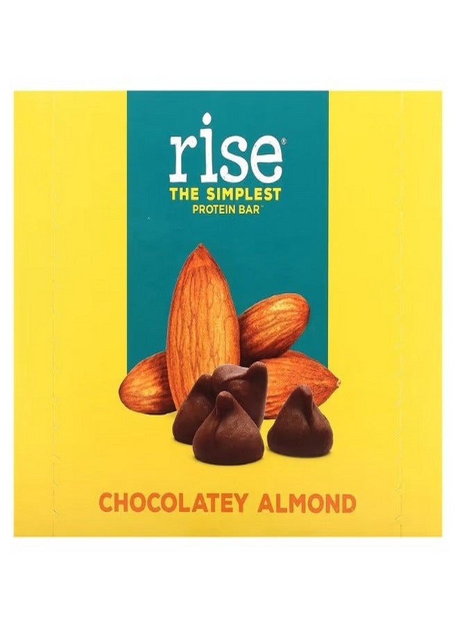 ارتفاع شريط The Simplest Protein Bar Chocolatey Almond 12 Bars 2.1 oz 60 g Each - Image 1