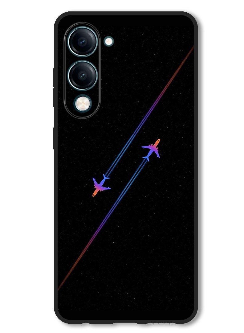 Theodor Case Compatible with Vivo Y29s Protection Shockproof Bumper Cover Airplanes - Image 1