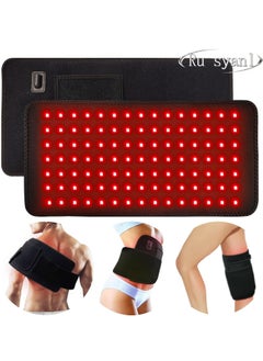 Ru syanl Red Light Therapy Infrared Light Therapy Pad for Body Pain Deep Therapy for Back Knee Hands Feet Portable 660nm 850nm Home Light Therapy Wrap Belt  - Image 1