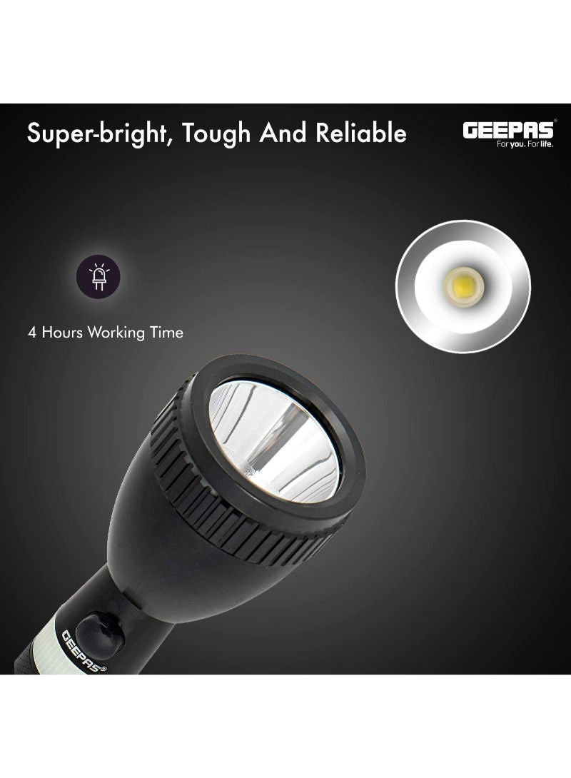Geepas Torch Light Black 287mm Gfl3803