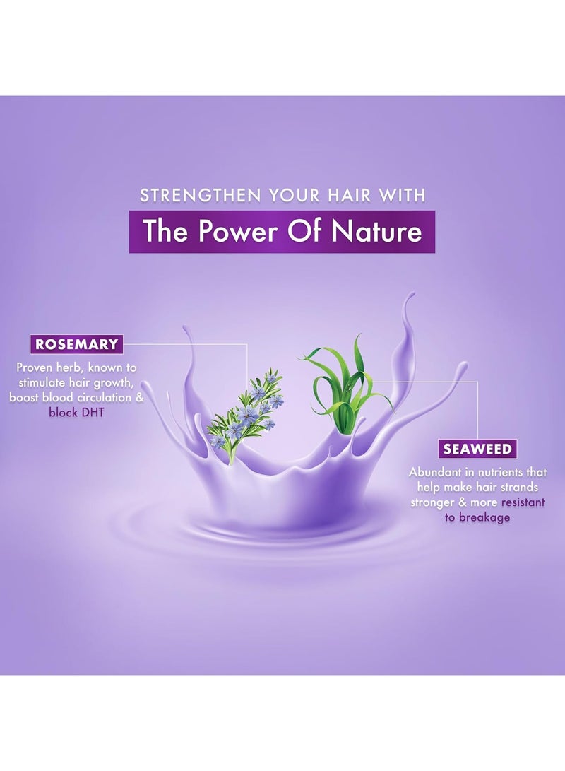 فاتيكا شامبو مضاد لتساقط الشعر بالروزماري والأعشاب البحرية - 640 ملليليليقلل من تساقط الشعر|يحفز نمو الشعر وكثافته|مصنع بالتعاون مع أخصائي الأمراض الجلدية|بدون سلفات وسيليكونات وبارابين|خالي من التجارب على الحيوانات - Image 4