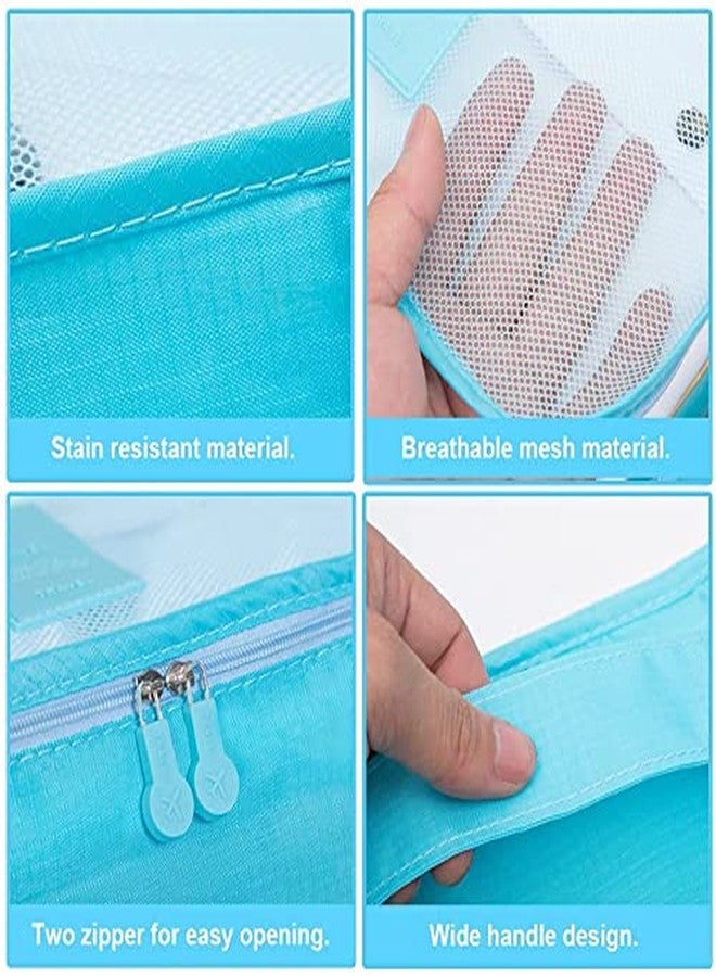 MoneySo 6 Set Travel Luggage Packing Organizer Set with Laundry Bag, Packing Cubes for Suitcase, Clothes Packing Cube Luggage Organizer (Multi Color Set 1) - Image 5