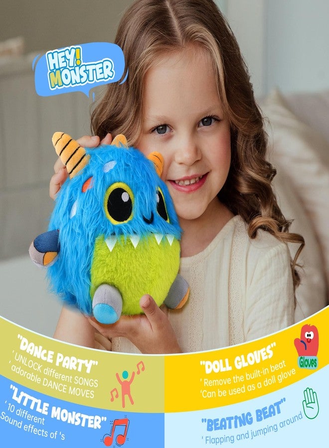 nicknack Toys for 1 2 3 Year Old Girls Boys Gifts, Crawling Monsters Baby Toys with Musical Sound, Toddler Interactive Sensory Plush Toys, Birthday Present Gifts for Kids 1 2 3 Years Old Boys Girls - Image 3
