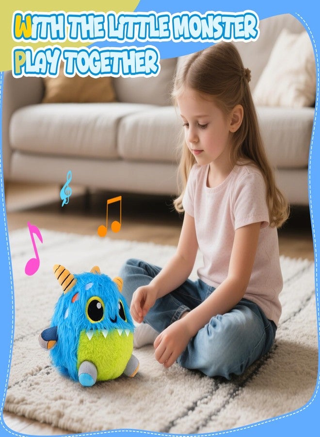 nicknack Toys for 1 2 3 Year Old Girls Boys Gifts, Crawling Monsters Baby Toys with Musical Sound, Toddler Interactive Sensory Plush Toys, Birthday Present Gifts for Kids 1 2 3 Years Old Boys Girls - Image 5