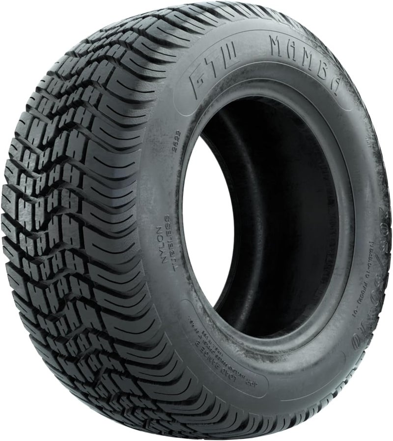 GTW إطار جولف كارت منخفض البروفايل GTW مامبا 205/50-10 للاستخدام في الشارع أو ملعب الجولف - Image 1