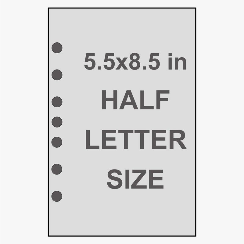 newestor 2026 Weekly Planner Refill for Mini Binder, Week on Two Pages, 5.5"x8.5", 7 Holes - Image 4
