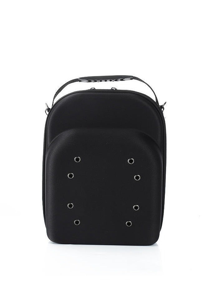 General Hat Case for Travel - Waterproof Hard EVA The Carrier Case | Baseball Caps Storage Case with Shoulder Strap and Carabiner, Hat Organizer Box for 6 Baseball Caps  - Image 2