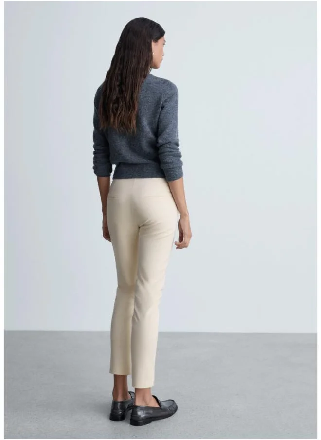 مانجو Malu5 High Waist Casual Trousers