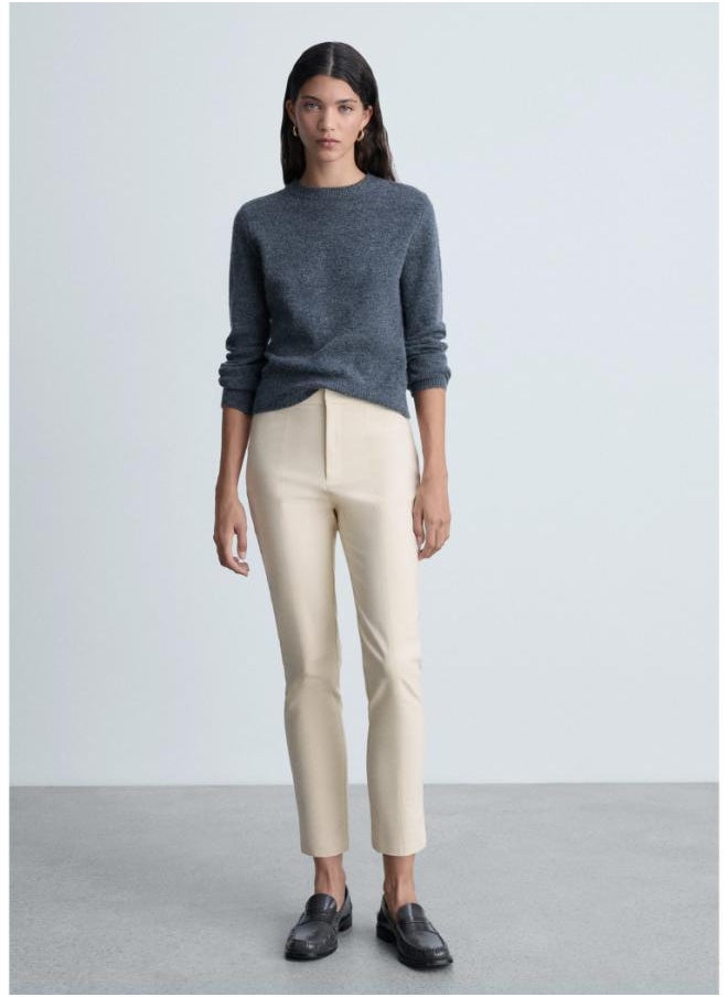 MANGO Malu5 High Waist Casual Trousers  - Image 1