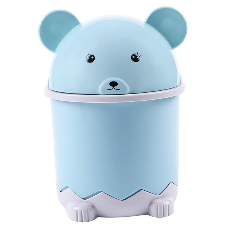 Cartoon Desktop Trash Can Flip Top PP Multifunctional Cute Desktop Garbage Can for Living Room - Image 3