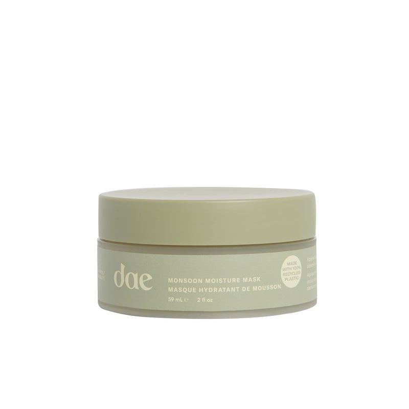 DAE Monsoon Moisture Mask Intense Hydration Leaves Hair Glossy Smooth Strengthens Elasticity Helps Prevent Damage 2 oz