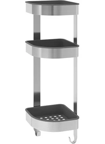 أيكيا Brogrund Shower Basket, Stainless Steel, 19X58 cm