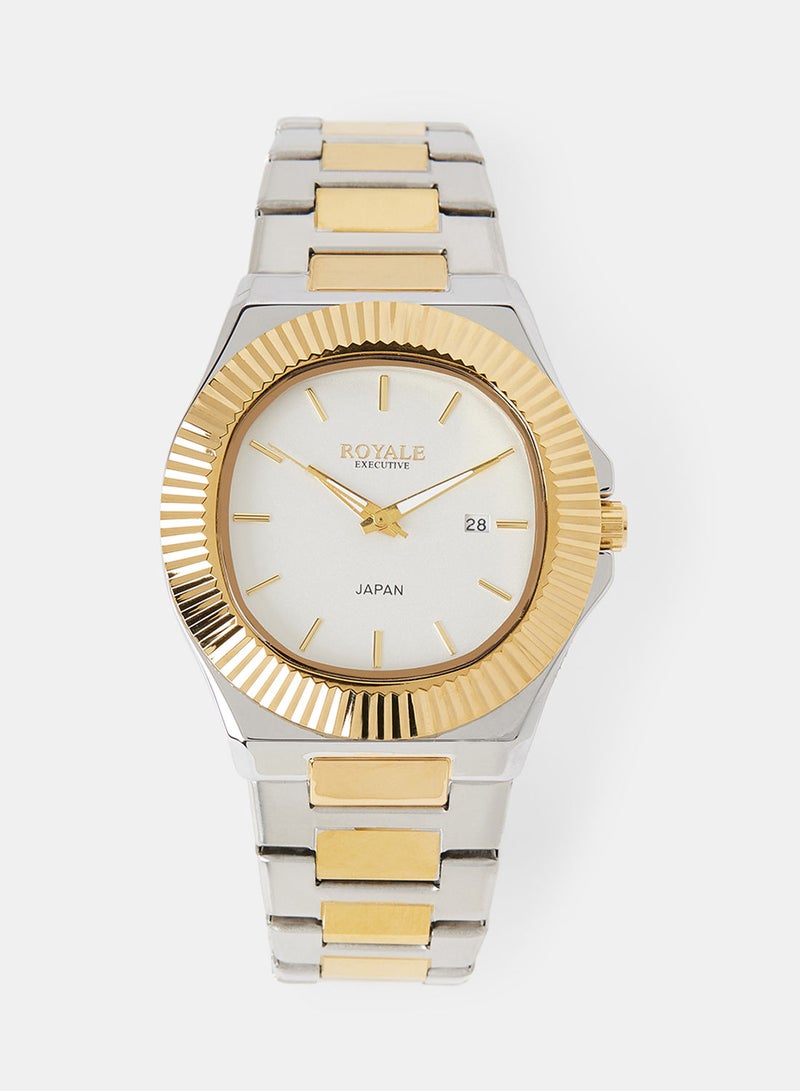 Royale Executive Men's Classic Watch W/ Date - Image 1