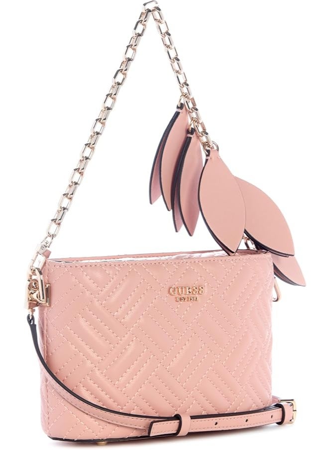 جس حقيبة "سالي ميني باكت" (Sally Mini Bucket) للنساء من Guess - لون وردي مرجاني - مقاس واحد - Image 2