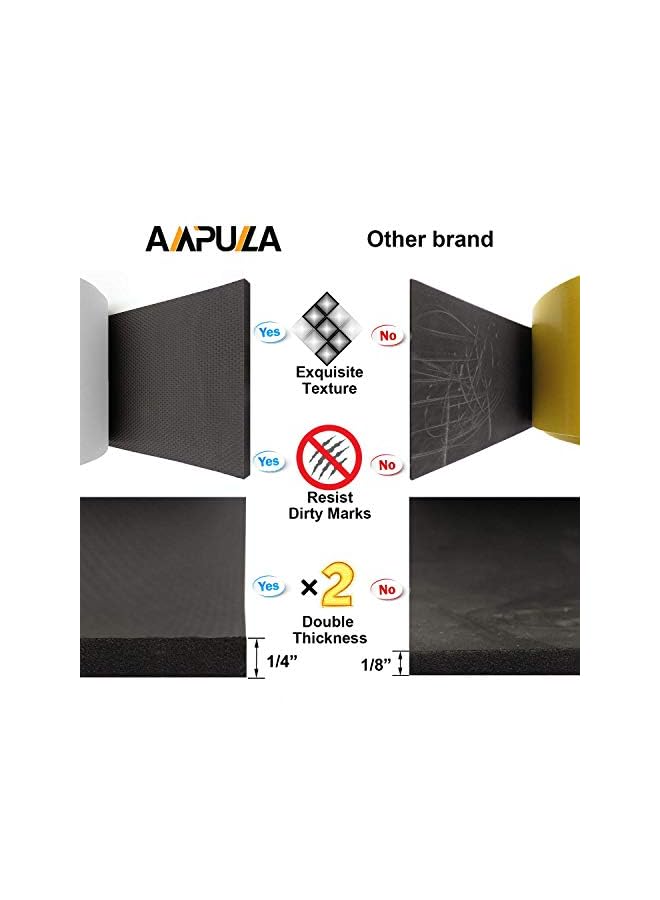 Zaboon حامي جدار المرآب المقاوم للماء فائق السماكة Gwp01 مصمم في ألمانيا عبوة من اثنين بسمك 1/4" - Image 5